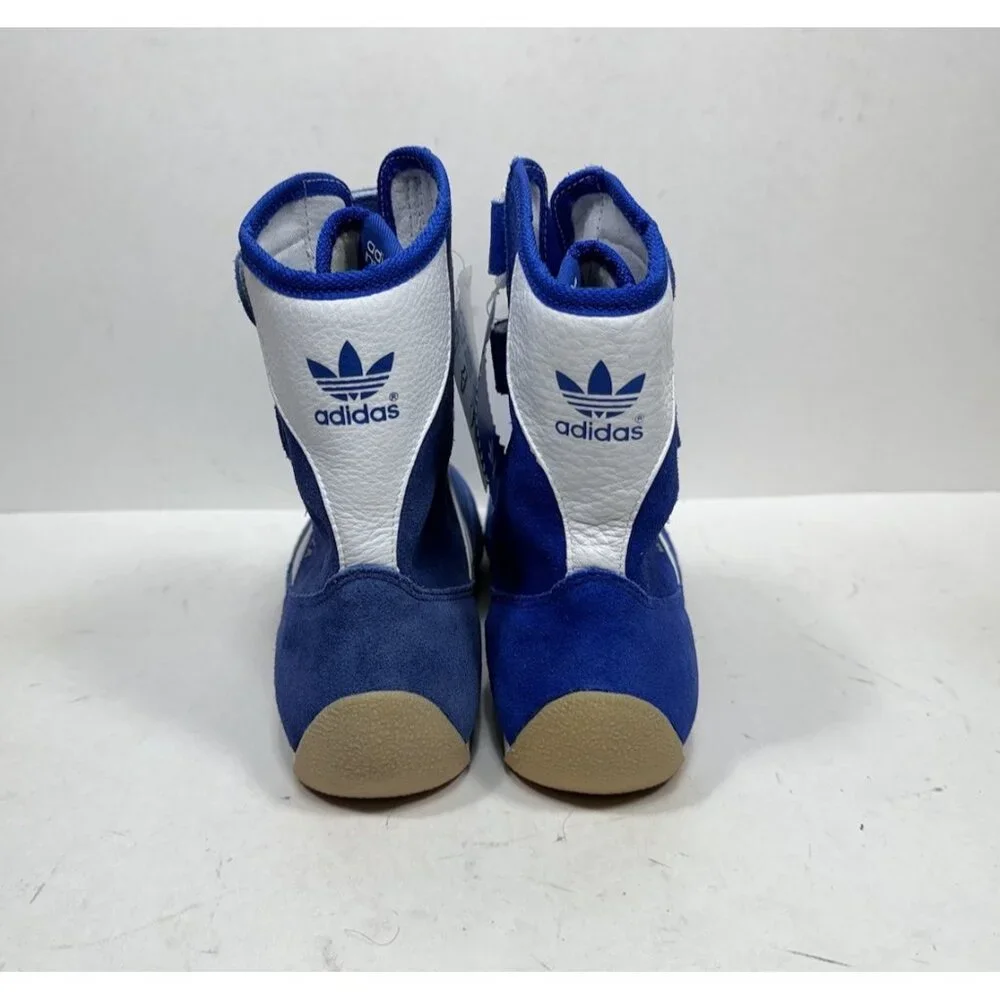 Adidas‎ Monza Racing Driving Blue Suede Shoes Men’s Size 8 382673 Strap